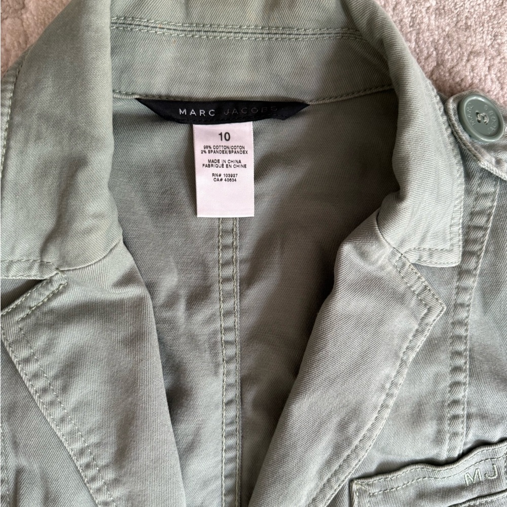 Green size 10 Marc Jacob jacket EUC